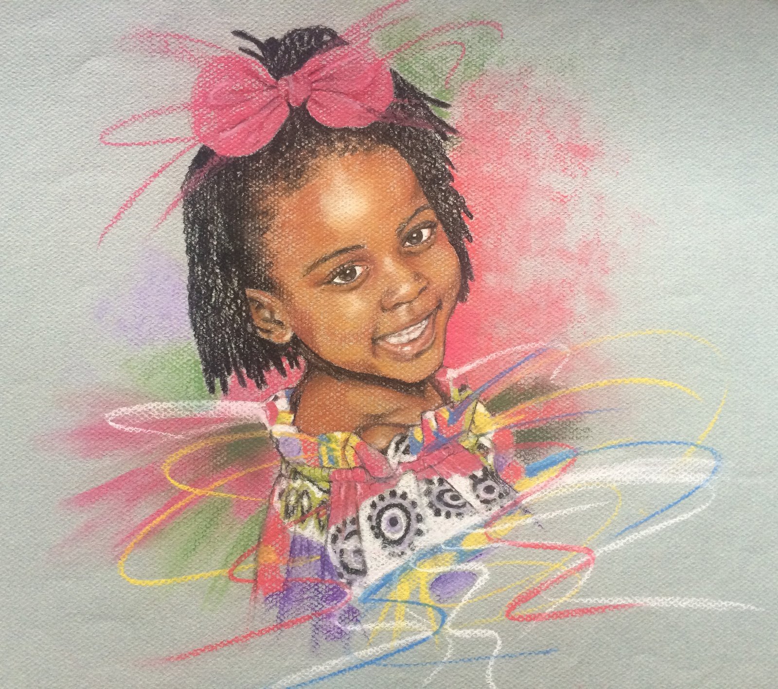 Pastel on Canson paper